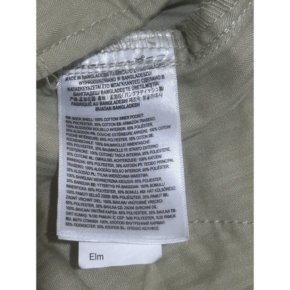 Vans Alder Relaxed Pants Women's 26‎ Beige Chino Pleated Front Wide Leg Skater - Picture 6 of 12